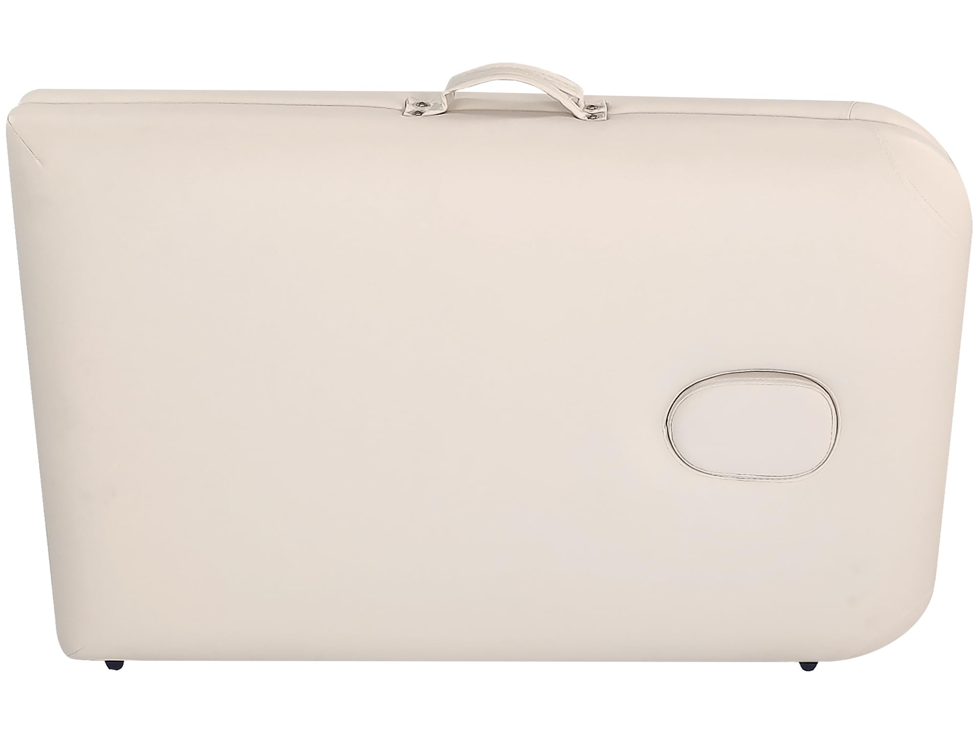 BELTOM® Table de Massage 2 Zones Basic Portables 185 x 60 cm pour physiothérapie - Leger ne pèse Que 11,6 kg. - Cosmetique lit esthétique Pliante avec Panneau Reiki - Crème