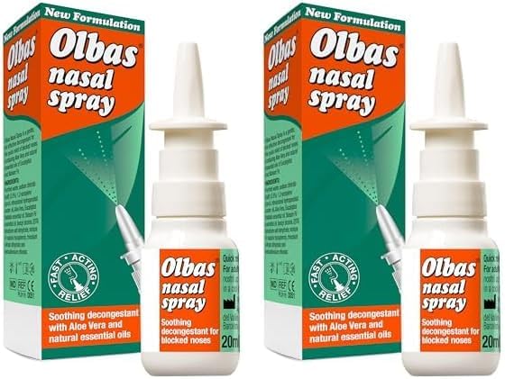 Olbas Nasal Spray, 20ml (Pack of 2)