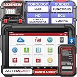 LAUNCH X431 PRO3 APEX 車 診断機 日本語 自動車故障診断機 CAN FD & DoIP対応, HD トラック対応 工場向けのスキャンツール 50以上のリセット機能,作業案内機能,全車システム スキャン診断機 FCA & SGW,ECUコーディング,アクティブテスト