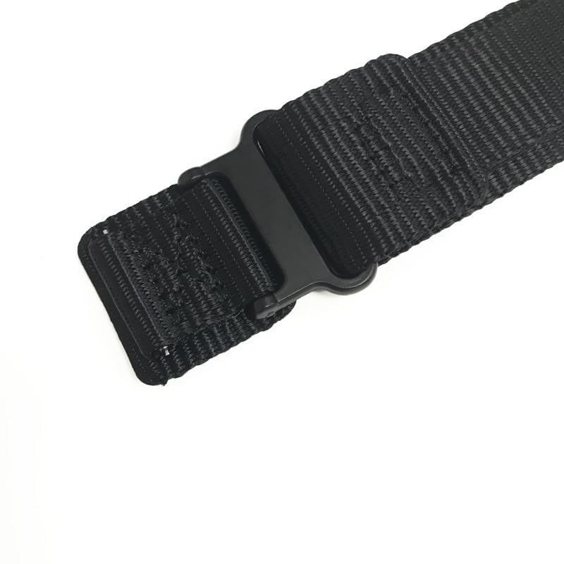 Generico Cinturino Orologio Nylon Traspirante, Sgancio Rapido | Fibbia Universale Da 22 Mm In Acciaio Inossidabile, Lavabile E Resistente (Gray 22mm)