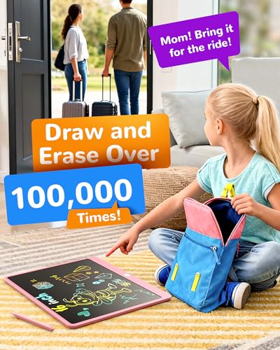 Image of KOKODI LCD Writing Tablet, 16 Inch Colorful Toddler Doodle Board Drawing Tablet, Erasable Reusable Electronic Drawing Pads, Educational and Learning Toy for 3-6 Years Old Boy and Girls