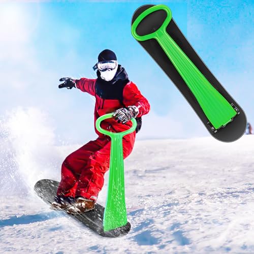Fold-Up Ski Scooter Toddler Snowboard Green