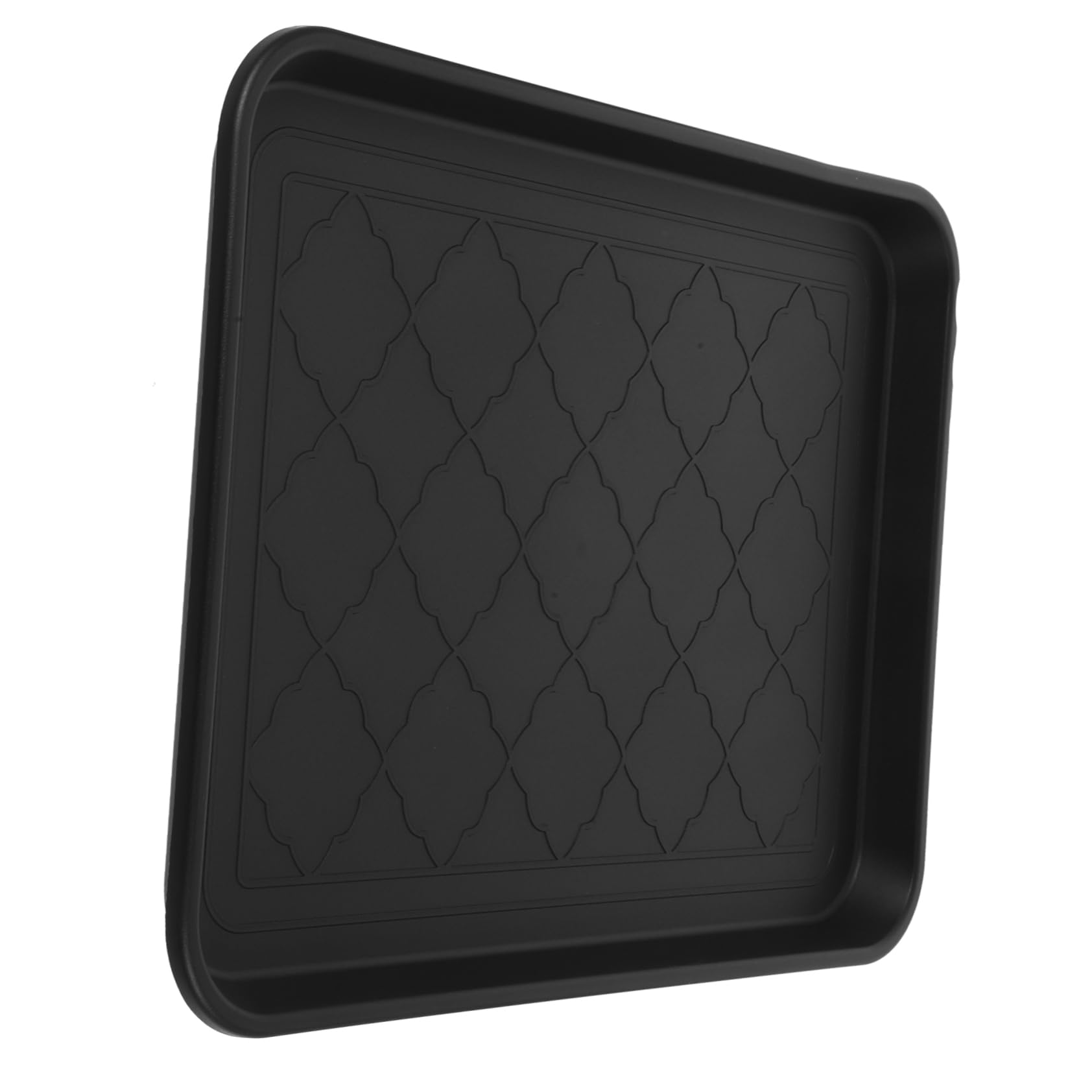 KICHOUSE Multi-Function Shoes Tray Versatile Storage Tray Home Boot Tray Sundries Tray Outdoor Place Stuff Storage Tray Non Small Boot Tray Boot Tray Small Large Shoes Tray Plastic Black