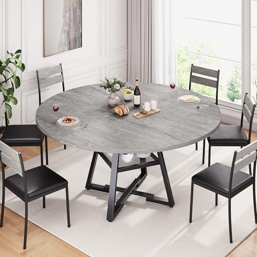 Jocoevol 51' Round Dining Table for 6,Kitchen...