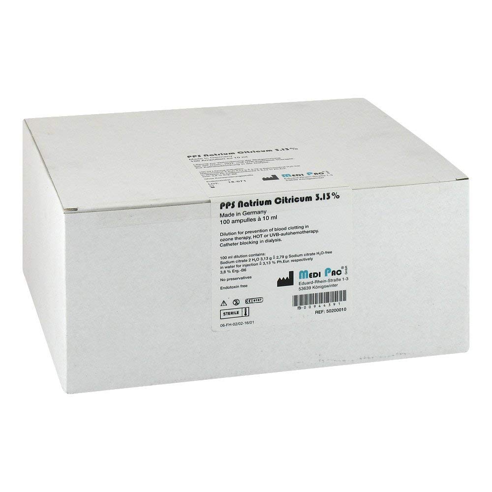 NATRIUMCITRAT 3,13% Ampullen 100X10 ml