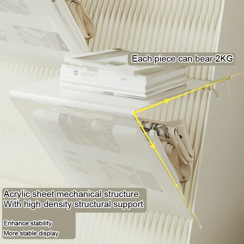 Espositore in Carta, Portatile Piedistallo Triangolare in Cartone, Piedistallo da Terra Espositore per Centri Commerciali Esposizione(Bianco,113x38.5x110cm)