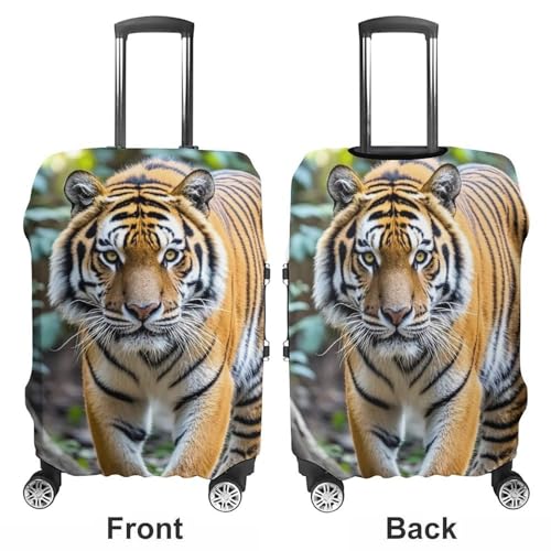 Tiger Printed Luggage Cover Protector, Fits 18-32 Inch Luggage3