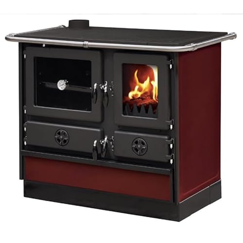 Cuisinière à bois Interstoves à bois MAGNUM MBS en fonte | Sortie côté gauche -