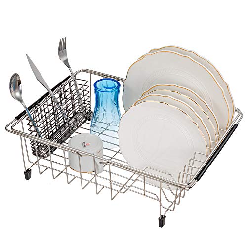 Sanno Stainless Steel Utensil Drying Rack Silverware Holder For Dish Rack thumb #3