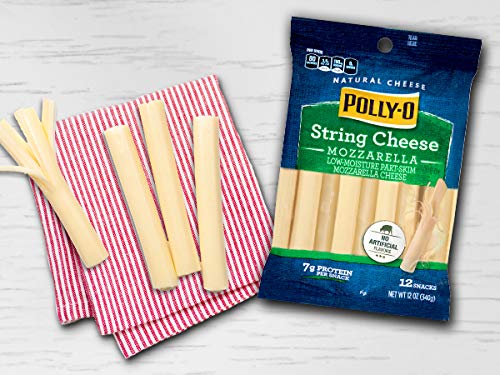 Polly-O String Cheese Mozzarella Cheese Snacks (12 ct Sticks)
