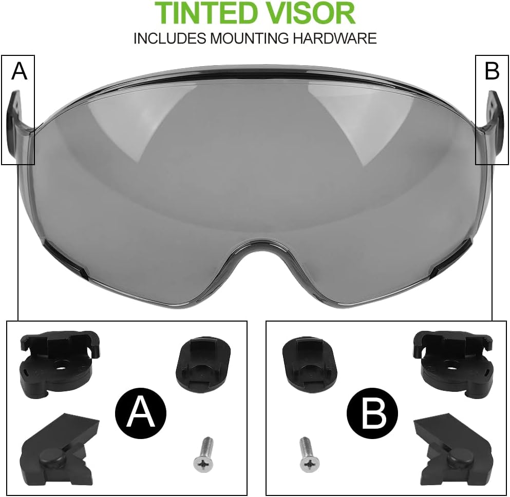 GREEN DEVIL Safety Helmet Hard Hat Adjustable Lightweight Vented ABS Work Helmet 6-Point Suspension ANSI Z89.1 Approved Ideal for Industrial & Construction - Image 2