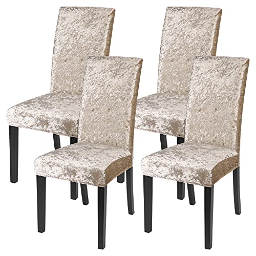 Sillas Comedor Pack 4 Modernas Terciopelo Marca papasgix