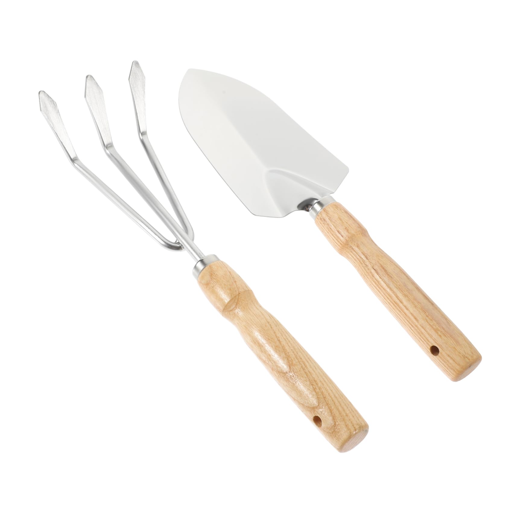 Abaodam 1 Set Portable Gardening Hand Tool Rake Trowel for Small Flower Plants Vegetable Gardening and Outdoor Use