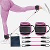 Ankle Resistance Bands Ankle Bands for Training with Cuffs Buttocks Exercise Equipment Butt Exercise Fitness Equipment for Women and Men Buttocks Legs and Glutes Home Fitness Workout