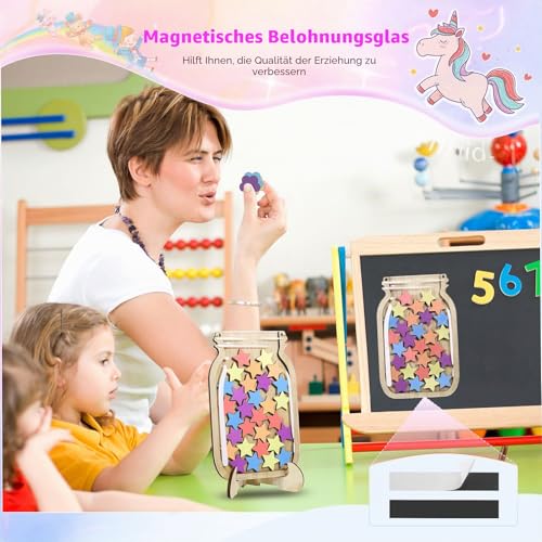 JIANTA Belohnungsglas, Belohnungssystem Kinder, Belohnungsglas Magnetisch – Ansicht 4