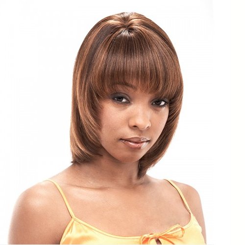 IT'S A WIG Human Hair Wig - YAKI 810 (#4/30 - Light Brown/Medium Brown)