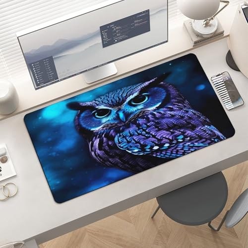 Blue Owl Desk Pad con Base de Goma Tamaño Grande miniatura 6