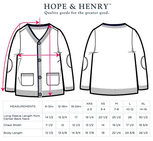 Hope & Henry Boys' Grey Cardigan Sweater #TOP3