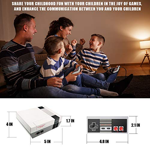 Classic Game Console, Handheld Mini Retro Gaming Console with Built in 620 Video Classic Games and 2x4 Classic Edition… - Image 4