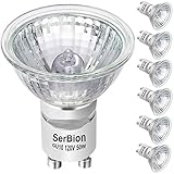 GU10 Bulbs 6 Pack GU10 Light Bulbs 50W gu10+c Bulbs Dimmable MR16 Bulbs GU10 Light for Track & Recessed Lighting,NP5 Replacement Bulbs