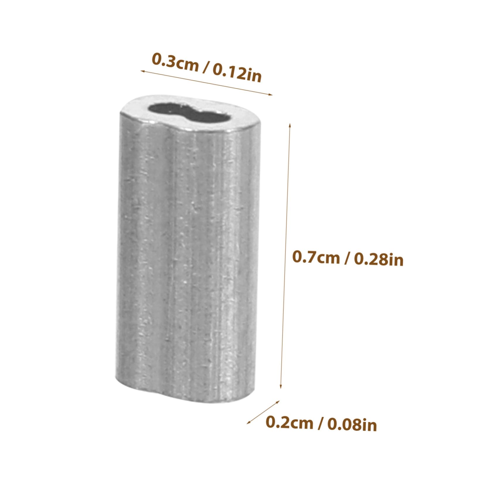 SOLUSTRE Crimp Sleeve Wire for Aluminum Cable 8-Shaped Crimping Loop Wire Rope Crimping Tool for Professionals DIY