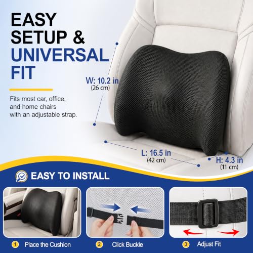 Lumbar Pillow with Washable 4D Mesh