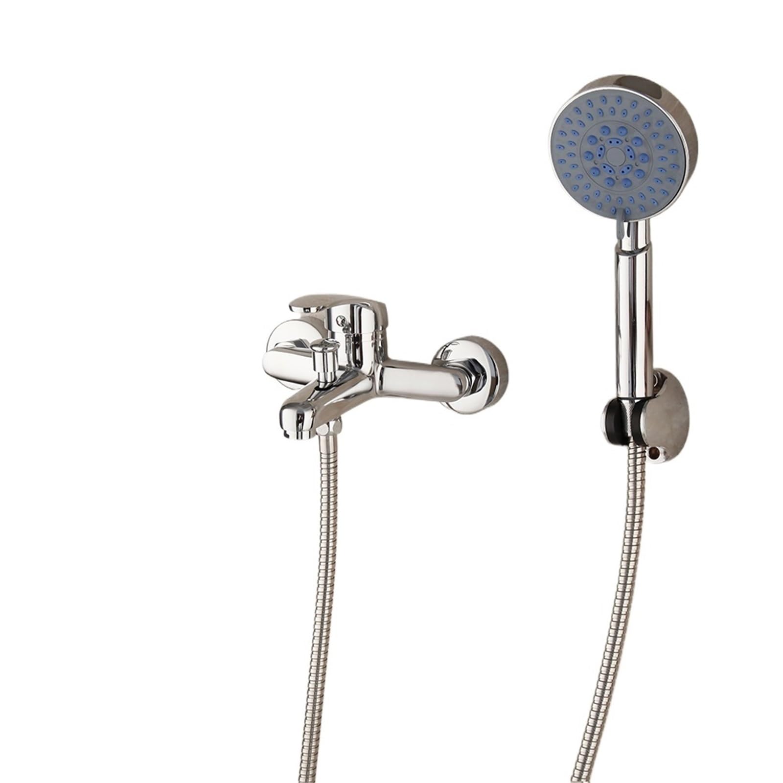 JYBNBBE Wall MounteShower Faucet Set with Handheld Rainfall Sprayer & Bathtub Mixer Tap – Luxury Bathroom Fixture for Spalike Showers & Relaxing Experience (Style a A)