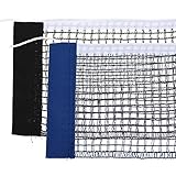 PATIKIL Table Tennis Net Replacement, 2 Pack Ping Pong Net String Tension Equipment Accessories PE for Indoor Outdoor, Black Blue