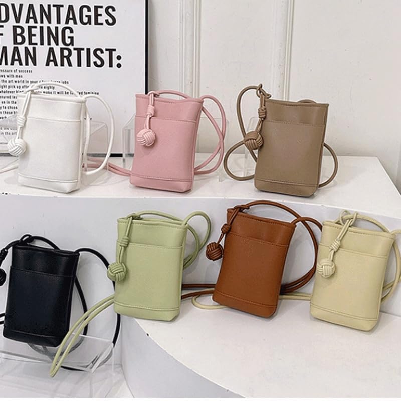 PU Mobile Phone Bag Simple Versatile Cell Phone Crossbody(Black-JoJo's Bizarre Adventure1)