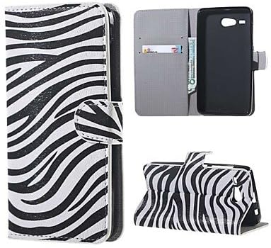 For Acer Liquid Z520 Cover Zebra Skin Leather Wallet Flip Stand Case For Acer Liquid Z520 Mobile Phone Cases