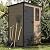 DWVO 5x3 FT Outdoor Storage Shed with Reinforced Floor, All-Weather Resin Storage Shed with Lockable Door & Window, Waterproof Plastic Tool Storage for Garden, Backyard, Patio, Lawn