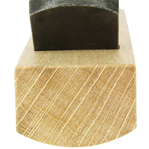 ➆常三郎 名門外丸鉋 押金付 白樫 48mm