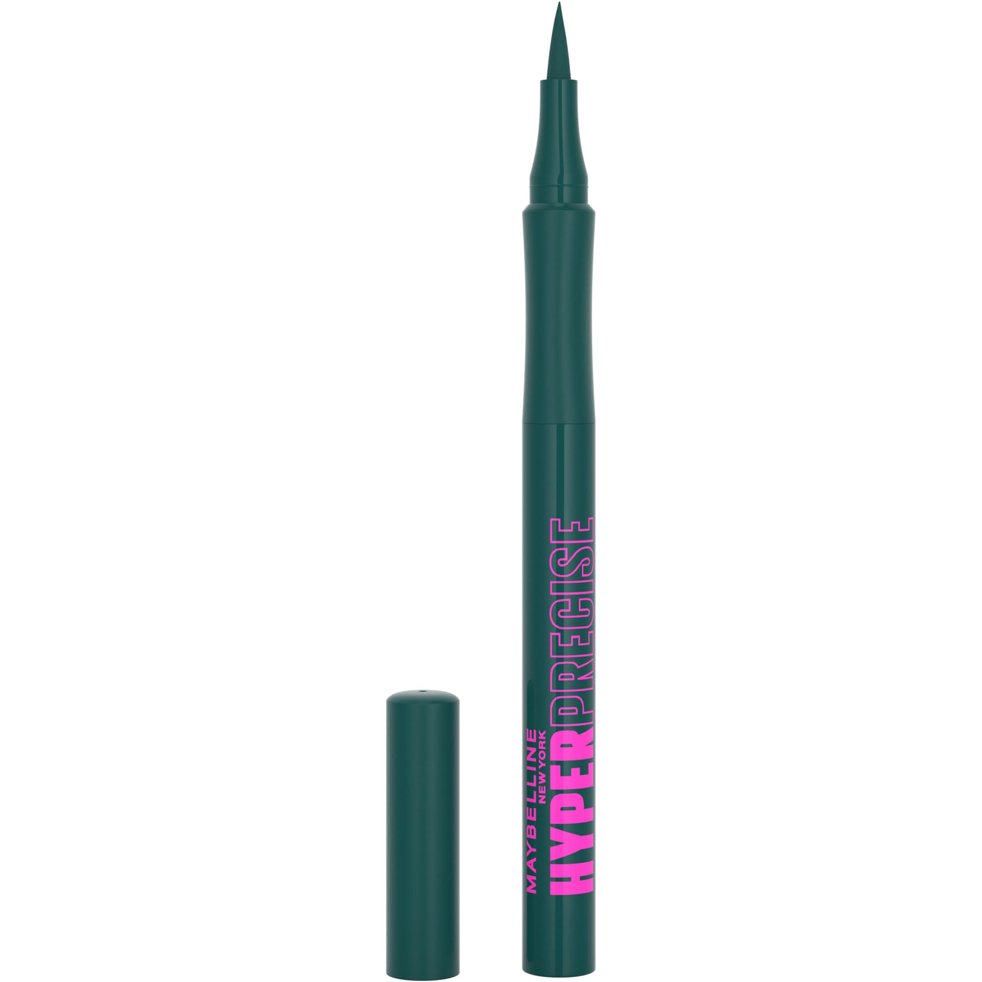 Maybelline New York Delineador de Ojos Líquido, Hyper Precise Allday Liner, Waterproof, Tono: 730 Jungle Green