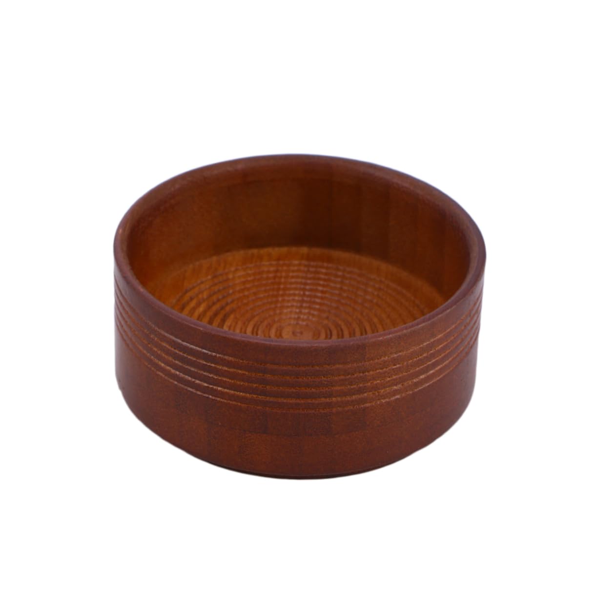Didiseaon Men's Durable Shaving Bowl Large Deep Wooden Soap Cup for Fathers and Boyfriends Compact Shaving Tool for Wet