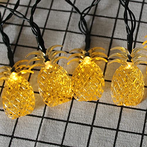 Snomyrs WH000098_WW Solar String Lights Outdoor 13Ft 20 Led Solar Pineapple String Lights thumb #1
