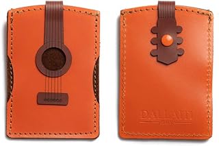 Classical Guitar Italian Leather Credit Card Case