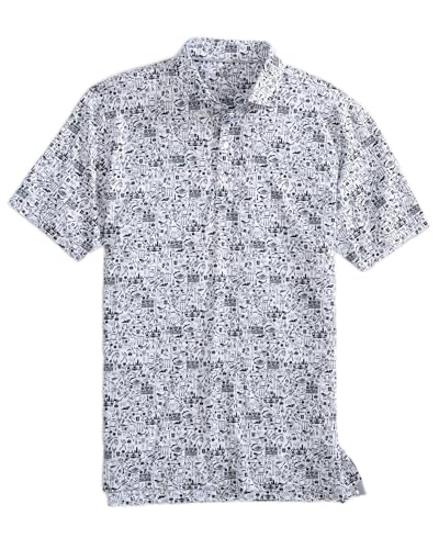 johnnie-O Tailgater 2.0 Printed Jersey Performance Polo