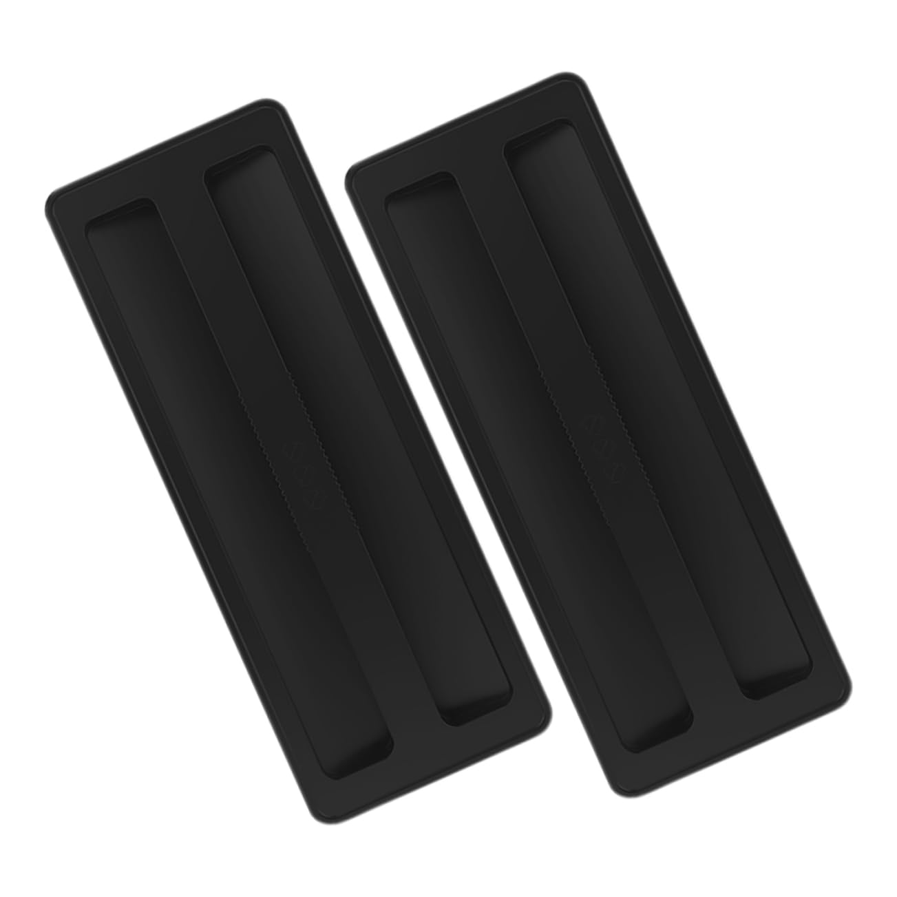 2pcs 2 Silicone Toaster Cover Black Appliance Protection for Bread Maker Easy to Clean and Use Toaster Accessory Cover Dust