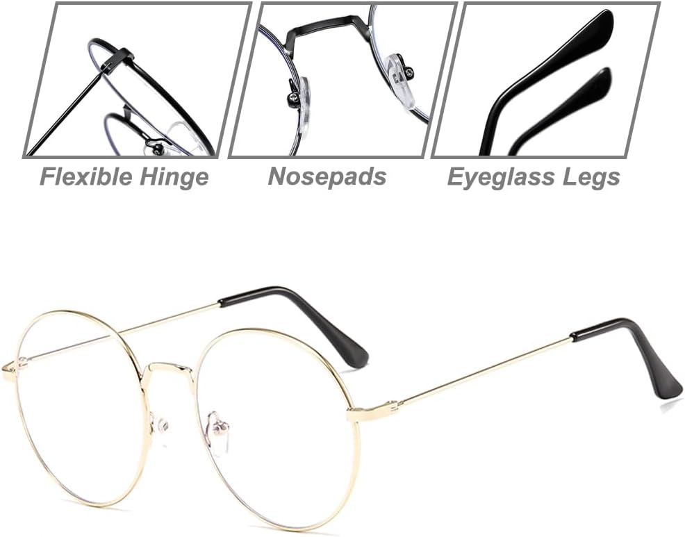 Voolga Blaulichtfilter Brille - Schutzbrille Für PC, Gaming & Büro