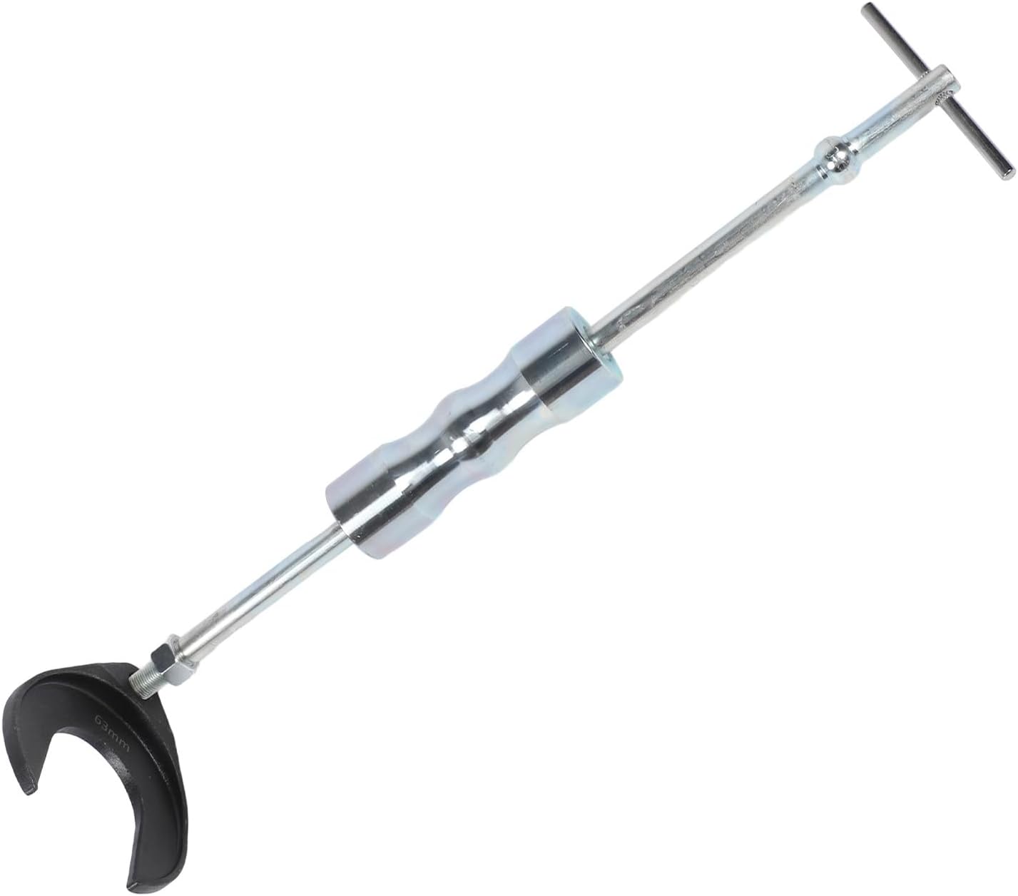 Inner CV Joint Puller Slide Hammer, CV Axle Removal Tool Kit, 10.5 Lbs Heavy Duty Front Wheel Drive Axle Half Shaft Removal Tool with 63mm 48mm CV Joint Fork Adapter, for Most Car