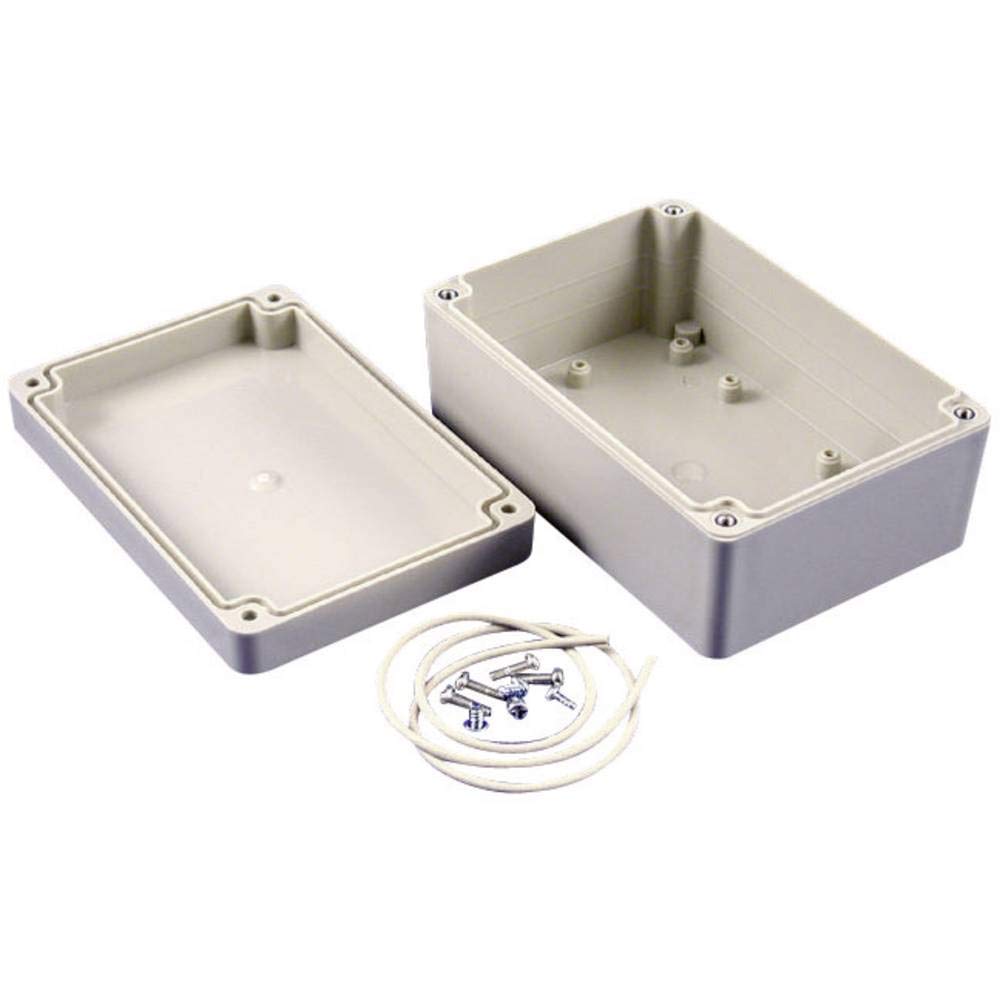 Hammond Enclosure, PCB/din Rail, Plastic, Gray - 1554GGY