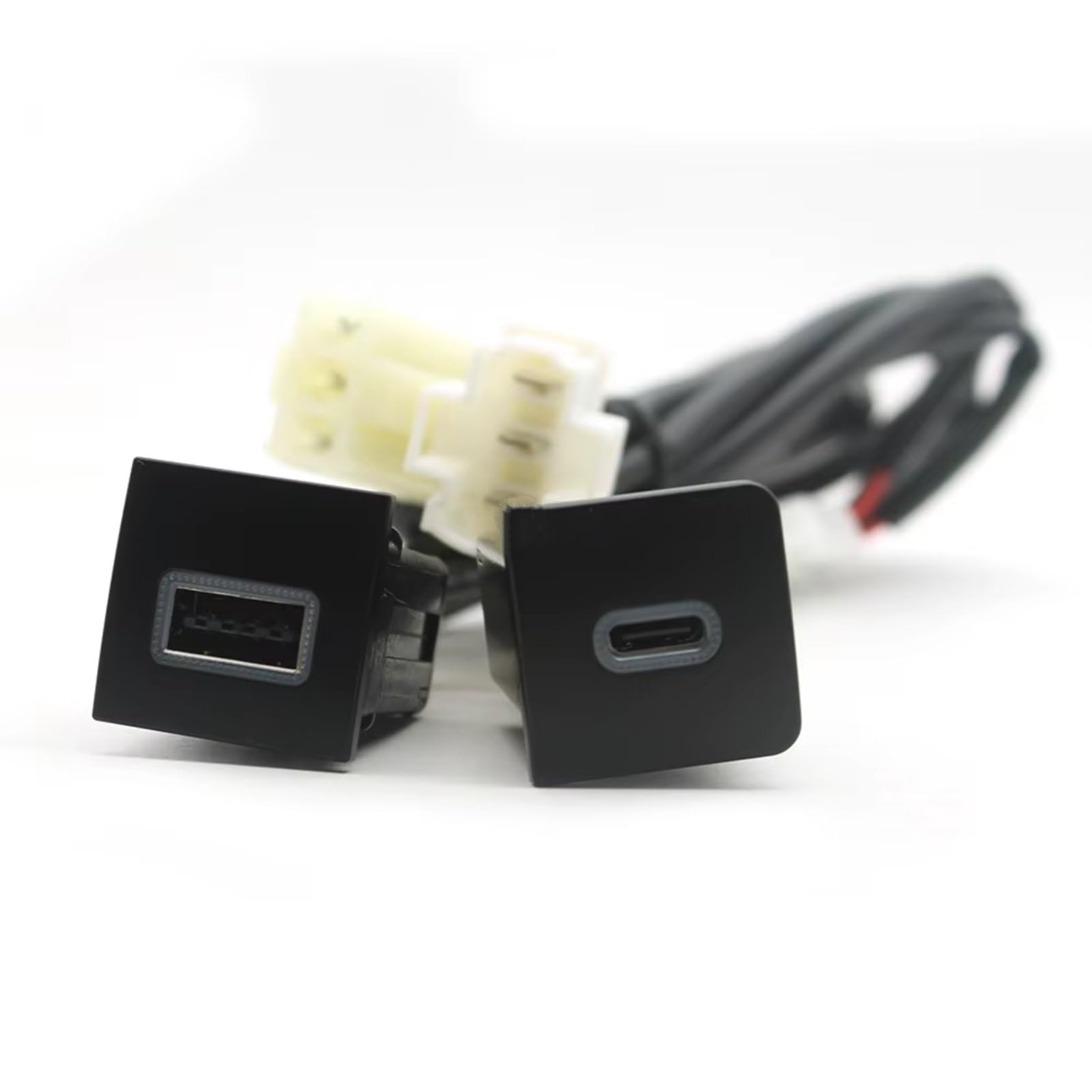 Faro Modulo Driver Presa USB Presa Ausiliaria Compatibile Con Per Golf 5 6 Auto Rapida Per Caricabatterie Doppio QC3.0 PD Presa Telefonica Adattatore Di Interfaccia Veloce
