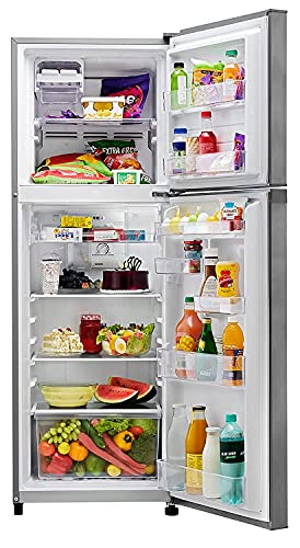 Image of Lloyd 272 L 2 Star Inverter Frost Free Double Door Refrigerator (GLFF282EDST1PB, Dark Steel)
