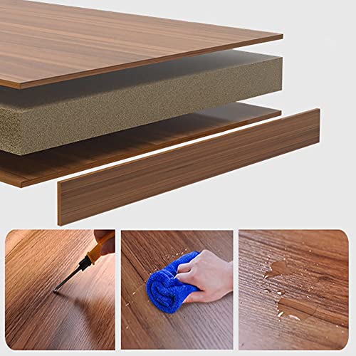 Miniatura 3 de Bagewinner Banco Zapatero Para Ahorrar Espacio De Madera Con Puerta Abatible, Triple Profundidad Y Asiento De Piel Sintética, Pasillo Multifuncional Armario Zapateros Baúl 100x30x50cm Blanco