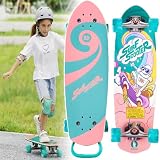 smafoseedding 3-In-1 Skateboard Longboard, Faltbarer Land-Kick-Scooter, Kinderscooter...