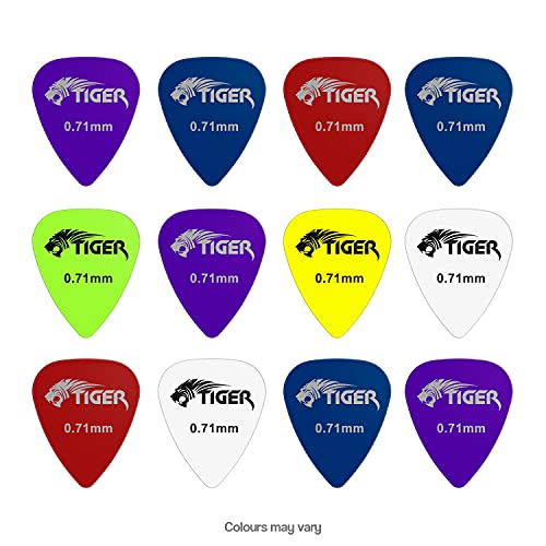 TIGER médiators de guitare avec Pick Tin – 12 Gel 0,71 mm - Les Beatles, Paul McCartney, John Lennon, RIngo Starr, George Harrison TIGER médiators de guitare avec Pick Tin – 12 Gel 0,71 mm – Image 6