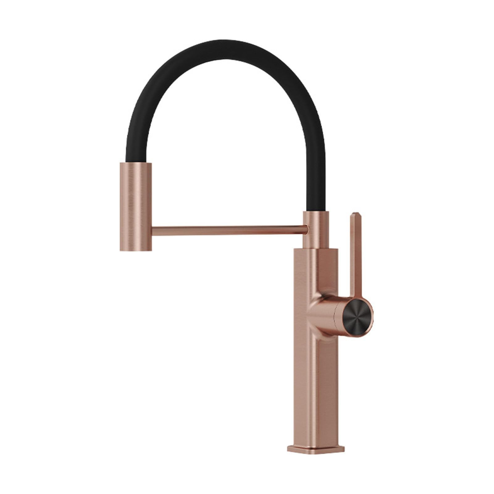Flexible Kitchen Sink Mixer Tap Single Lever 2 Modes Taps with Pull Out Spray