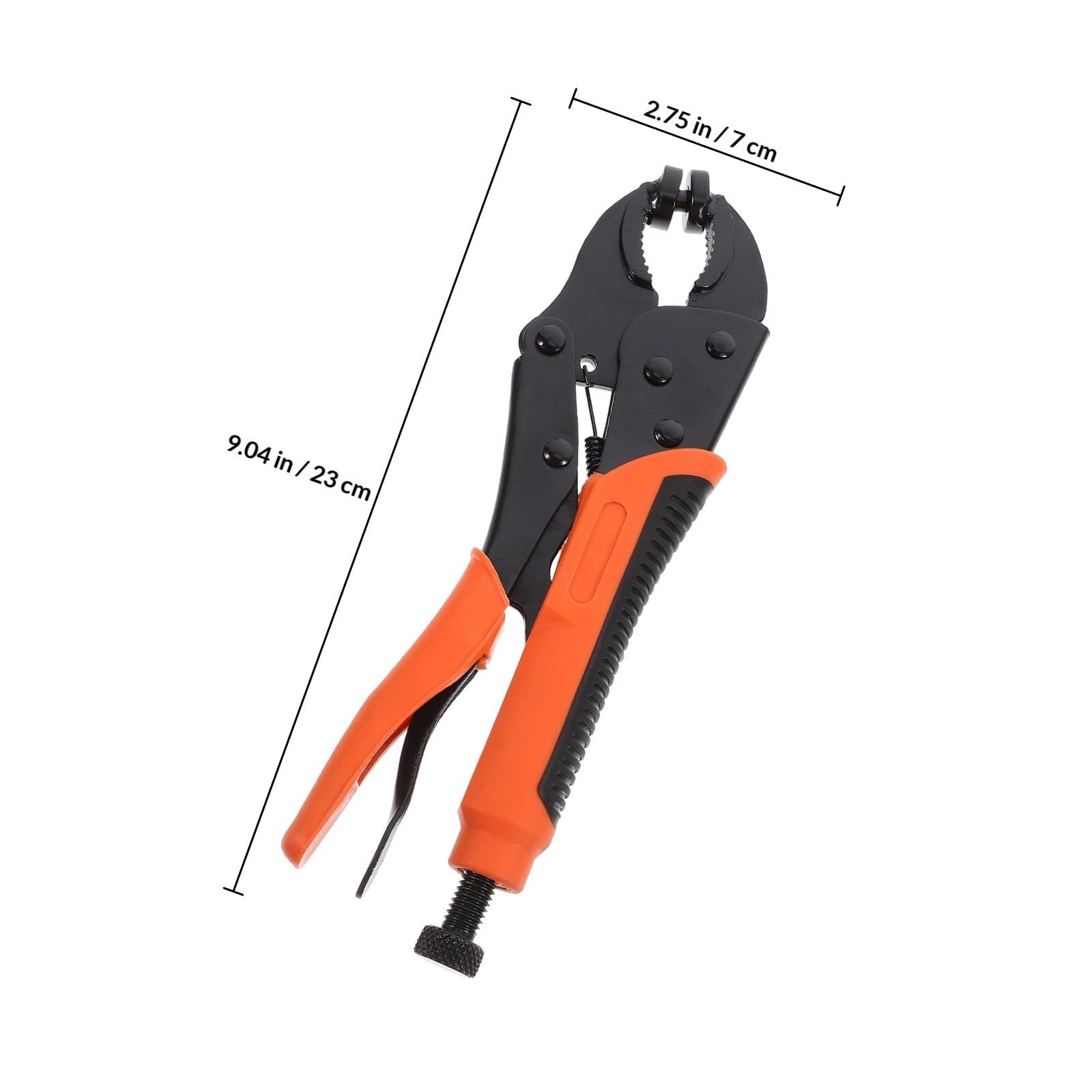 Kit de Alicates para Broches de Tela Metálicos Naranja, Herramienta Portátil Versátil para Botones a Presión en Proyectos DIY y Reparaciones