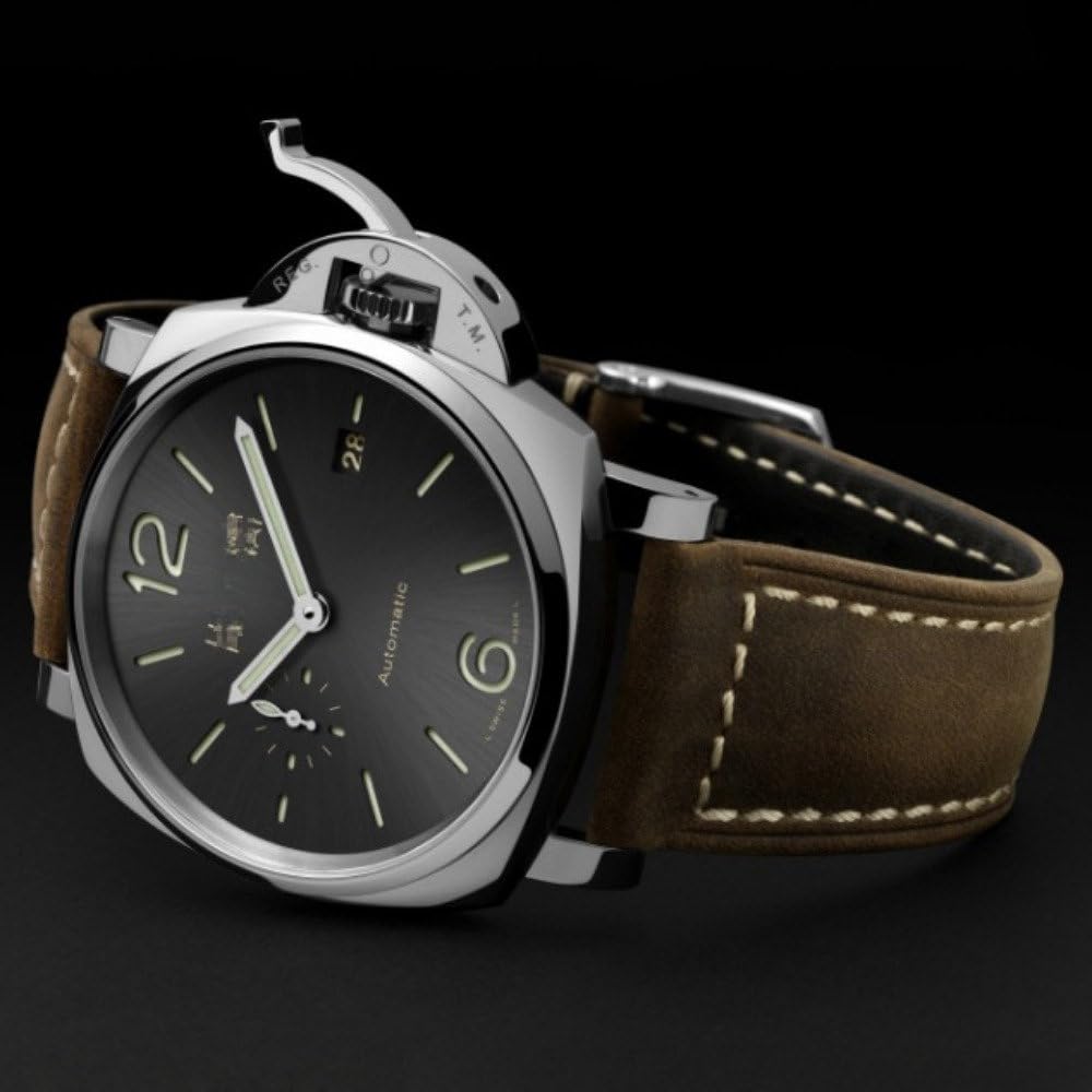 Correa de cuero auténtico, Adecuado for correa de reloj Correa cuero Hombres Mujeres