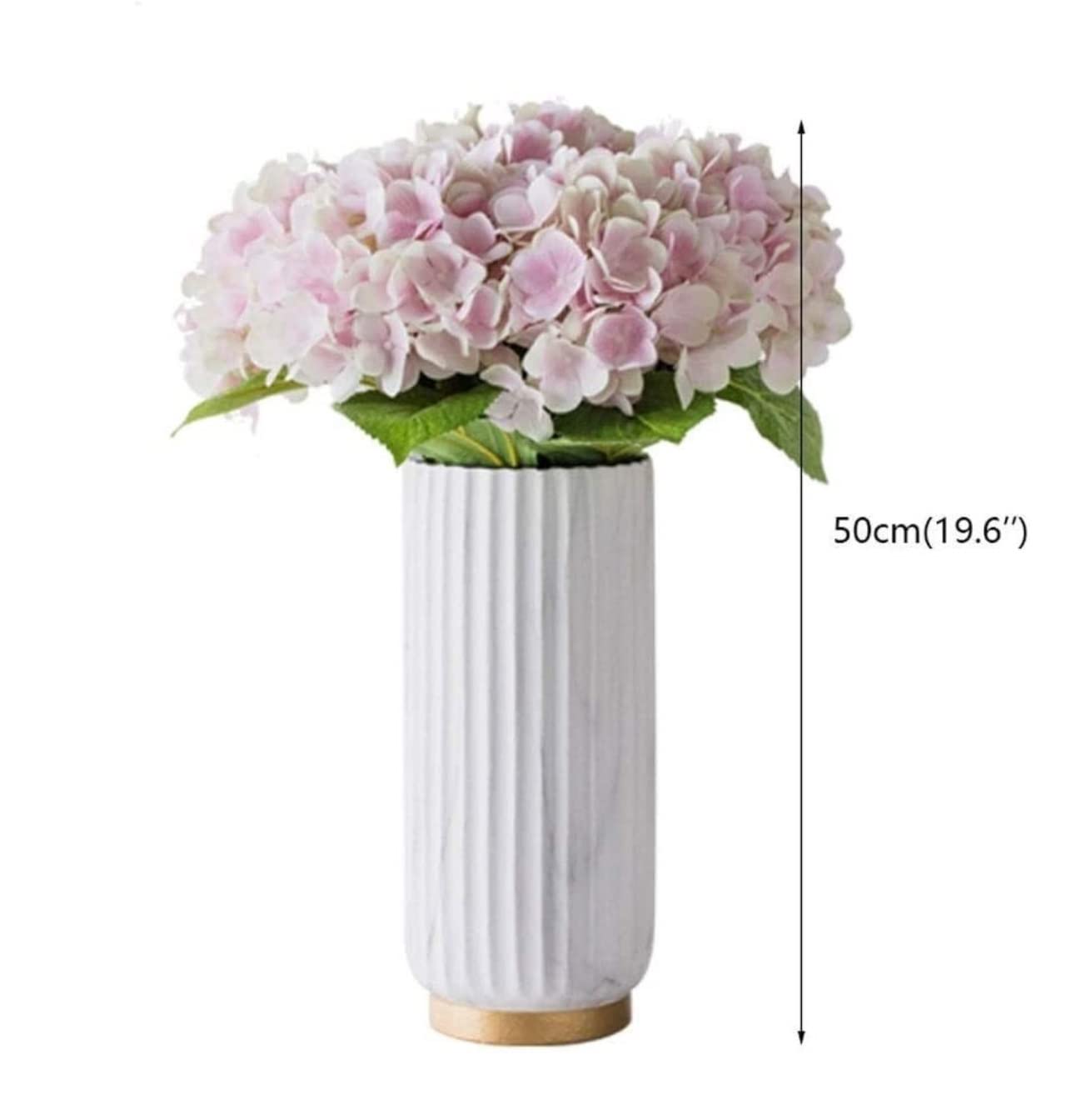 Künstliche Blumen Wunderschönes Künstliches Blumen-Plastikblumen-Fälschungs-Blumen-Hortensien-Vasen-Set Für Wohnkultur Künstliche Blumen wie Echt